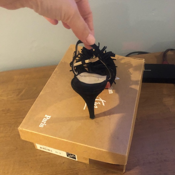 Christian louboutin suede tassel heels - Picture 4 of 5